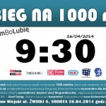 Sprawdzian na 1000m